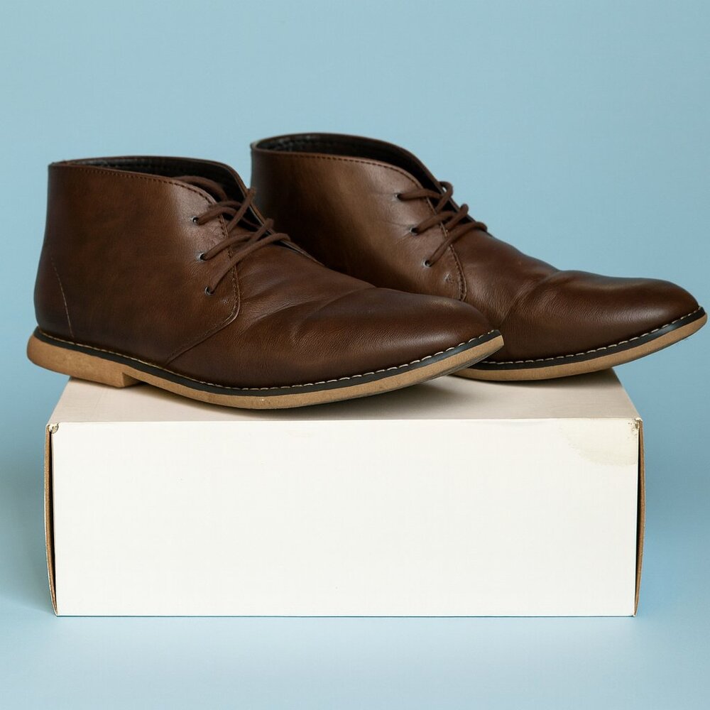 Pre-owned London Fog men boots Size 13 color brown